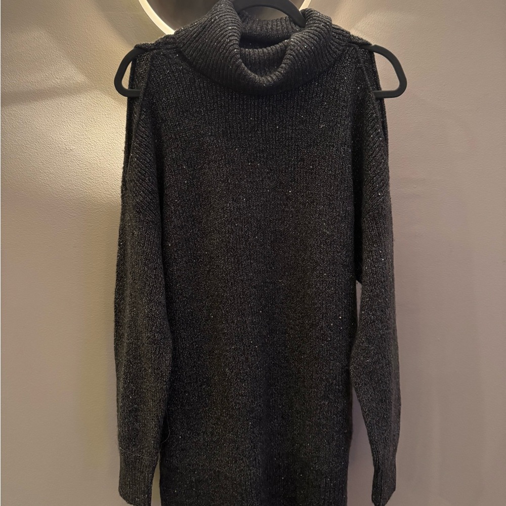 INC International Concepts Charcoal Turtleneck Sweater